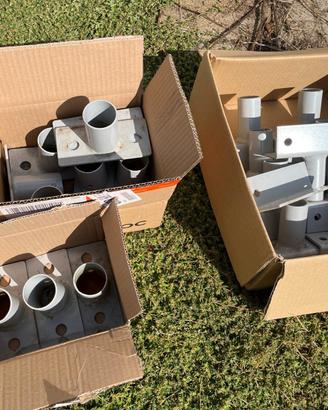 BASAMENTI PER GAZEBO IN LAMIERA PESANTE NUOVI