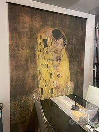 Stampa su tessuto del “bacio di klimt”
