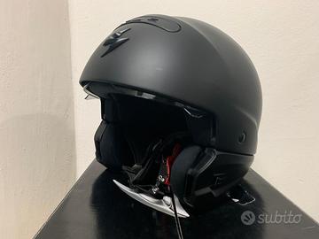 NUOVO CASCO Scorpion EXO-Combat 2 Solid Nero Opaco