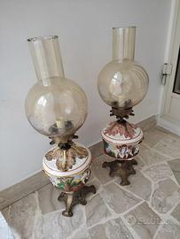 Lampadario e lumi Capodimonte