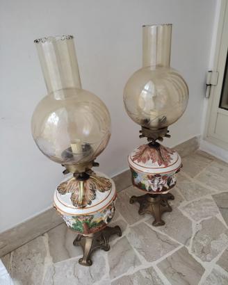 Lampadario e lumi Capodimonte