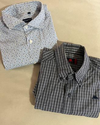 Set di 2 camicie uomo Nuove 100% cotone - M