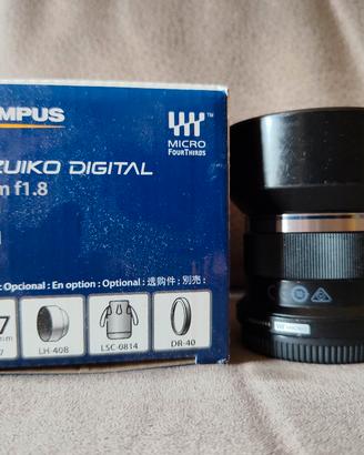 Olympus 45mm 1.8  m. zuiko premium  M4/3