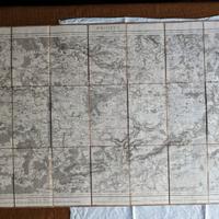 carta geografica Provins-Francia 1833