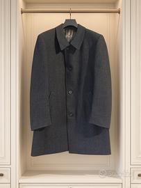 Cappotto corto da uomo in pura lana