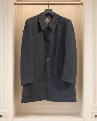 Cappotto corto da uomo in pura lana