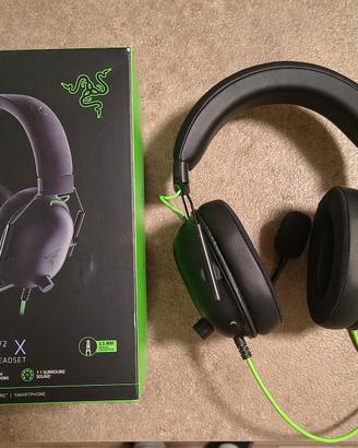 Razer Blackshark v2 X cuffie gaming audio 7.1