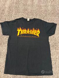 T-shirt Thrasher nera