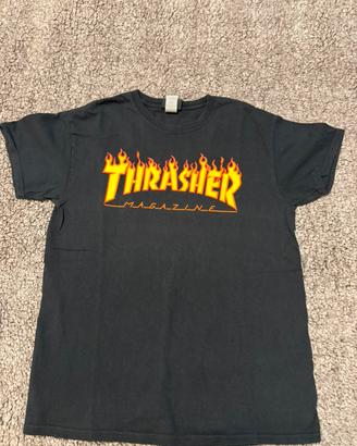 T-shirt Thrasher nera