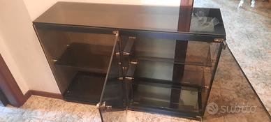 mobiletto in cristallo vintage madia