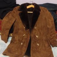 Giacca pelle scamosciata