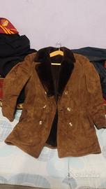 Giacca pelle scamosciata