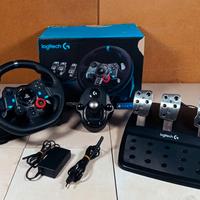 volante logitech g29 + pedaliera + cambio