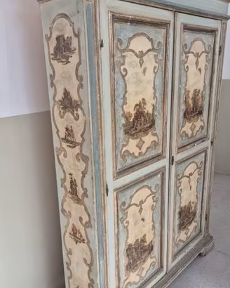 Armadio vintage stile provenzale