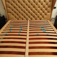 Letto matrimoniale in pelle Roche Bobois