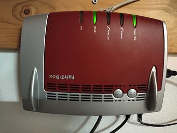 Fritz Box 7490 con scatola e cavi OS 7.60