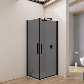 Box doccia 70x90 cm doppio battente con vetro