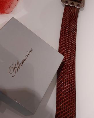 Blumarine Cintura con fibbia Pitone 
