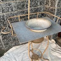 Lavabo lavandino antico da camera con catino
