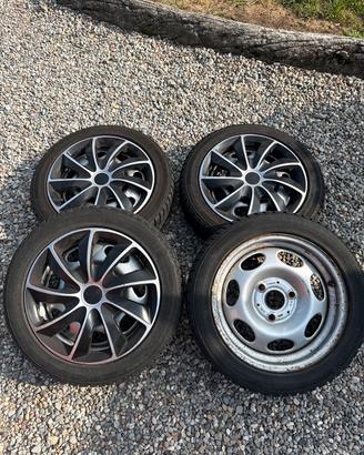 Cerchi in lega Smart Fortwo W451 (2007-2014)+gomme