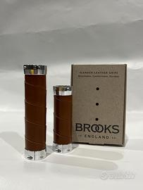Manopole Brooks in Cuoio per bici 130/100 mm