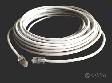 3 cavi LAN cat 5e UTP AWG lunghezza 6 / 13 metri