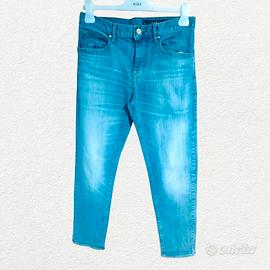 jeans armani excange azzurro tg 44 cotone 