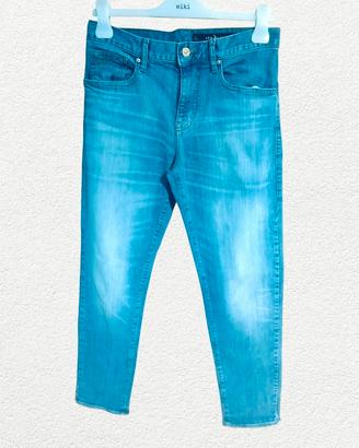 jeans armani excange azzurro tg 44 cotone 