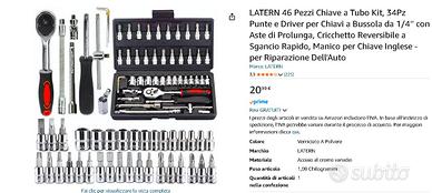 Set di Chiavi e Attrezzi in Acciaio cromo vanadio