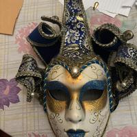 Maschera Veneziana Jolly Jester Decorativa
