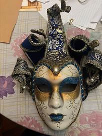 Maschera Veneziana Jolly Jester Decorativa