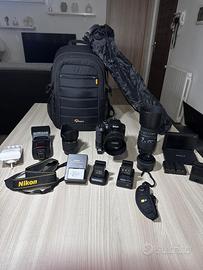 Nikon d3400+accessori