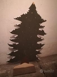 Albero di natale di legno - calendario avvento