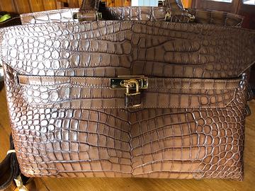 Borsa in pelle Ghibli originale made in Tuscany