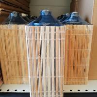 LAMPADE A OLIO IN BAMBU' E LANTERNE IN METALLO