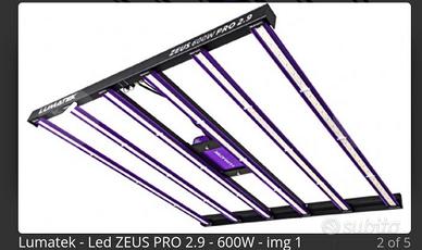 lampada led grow  lumetek 600w pro 2.9 