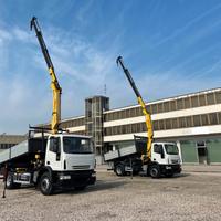 IVECO 160 CON GRU e RIBALTABILE NUOVO