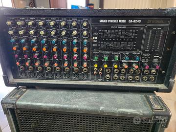 mix 250w più due casse marca tedesca