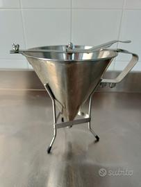 colino imbuto dosatore a pistone 