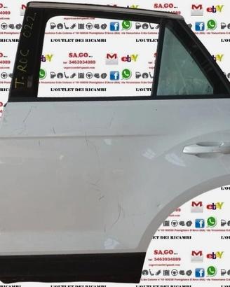 PORTIERA POSTERIORE SINISTRA SX VOLKSWAGEN T-ROC A