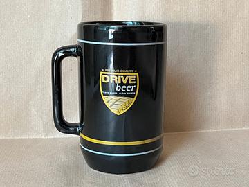 Tazza vintage Drive Beer con circuito di Monza F1
