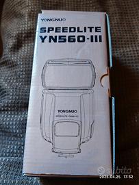 flash per Nikon yongnuo yn560 iii