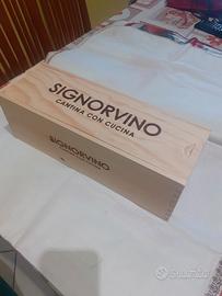 Cassettina in legno 1 bottiglia 
Molto ben rifinit