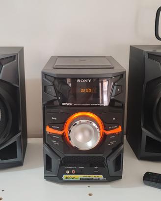 Stereo Sony 400w RMS Mini Hi-Fi MHC-EX 700.