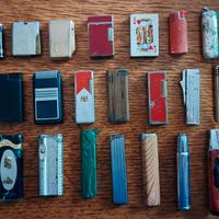 Stock  vecchi accendini 