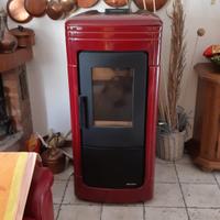 idrostufa a pellet che riscalda i termosifoni 