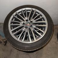 Cerchi Giulia da 18” differenziati gomme estive