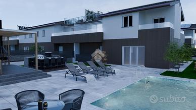 VILLA A SCHIERA A MONZA