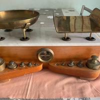 BILACIA VINTAGE CON PIATTI E PESI