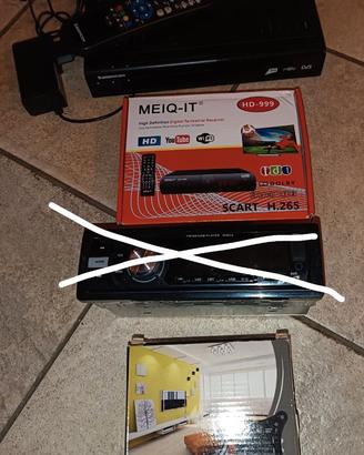2 decoder - 2 staffe tv